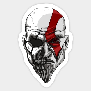 Kratos - Death and Rage Sticker